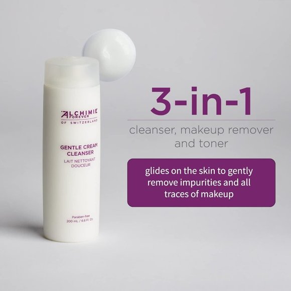 Skin Care Alchimie Forever Gentle Cream Cleanser 6.6 oz Removes Impurities - Picture 3 of 4